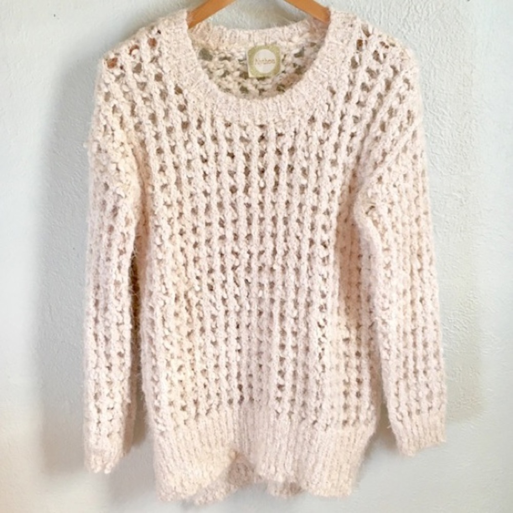 Alythea Wool Oversized Sweater in Cream